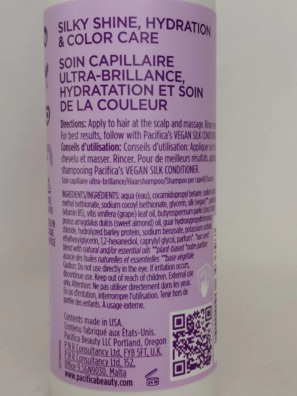 Pacifica - Vegan Silk Hydro Luxe Shampoo